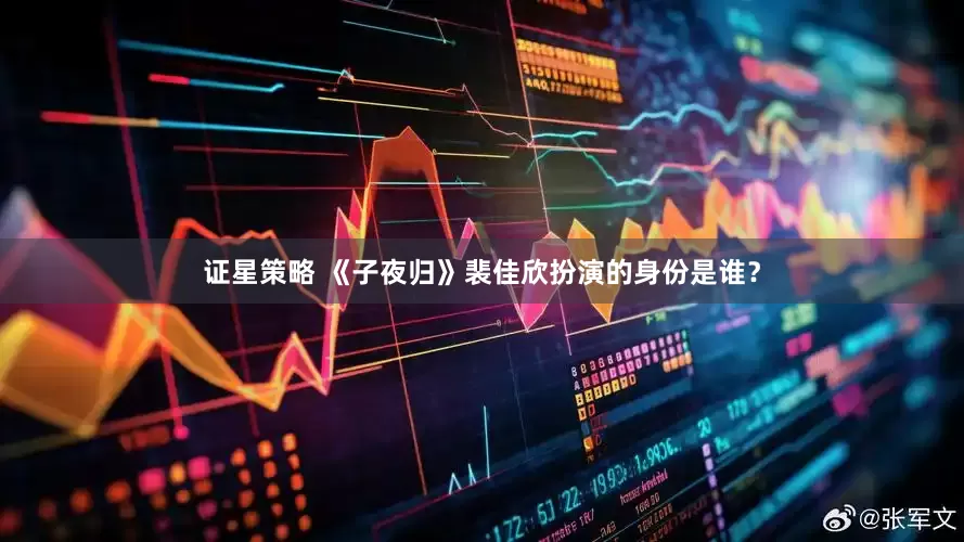证星策略 《子夜归》裴佳欣扮演的身份是谁？